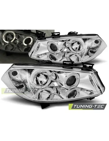 Phares chromés pour RENAULT MEGANE II 11.02-12.05