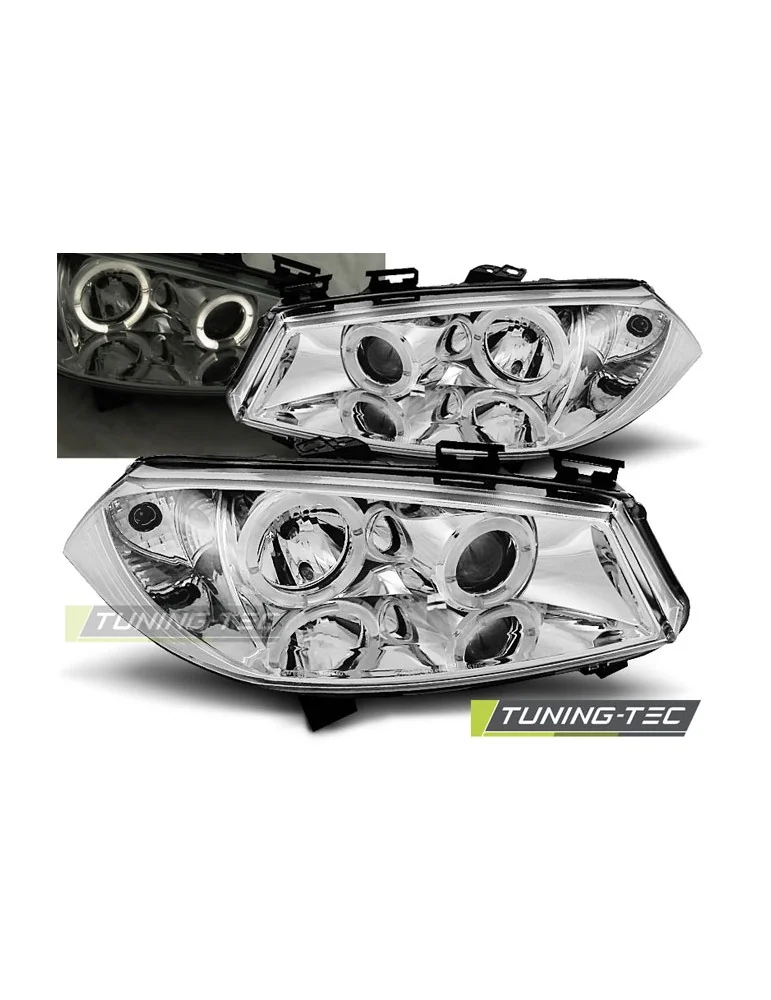 Phares chromés pour RENAULT MEGANE II 11.02-12.05