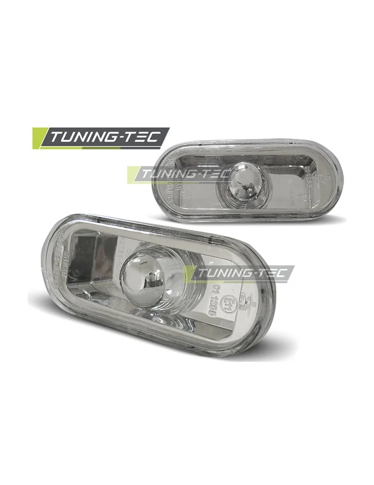 Répétiteurs latéraux à LED chromés pour VW GOLF 4 BORA 95- GOLF 3 95- IBIZA 95 -99 TOLEDO