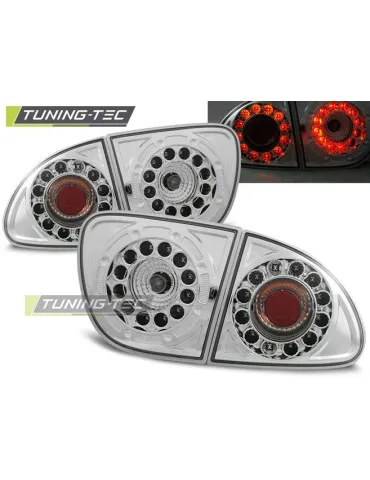 Feux arrière à LED chromés pour SEAT LEON 04.99-08.04