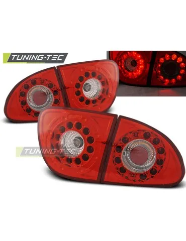 Feux arrière à LED rouges blancs pour SEAT LEON 04.99-08.04