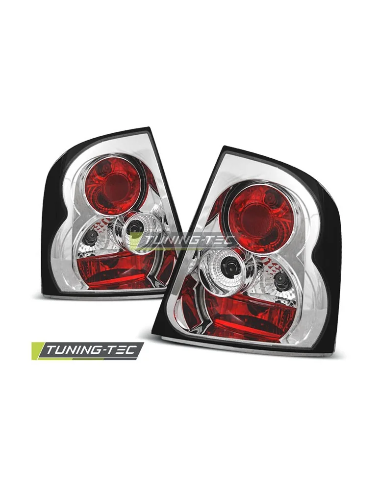Feux arrière chromés pour SKODA OCTAVIA 03.97-07.00 Liftback