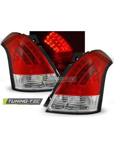 Feux arrière à LED rouges blancs