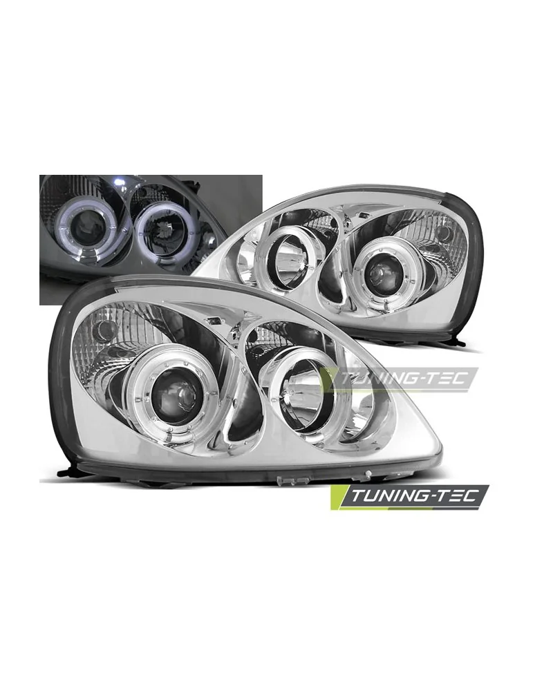 Phares chromés pour TOYOTA YARIS 04.99-09.03