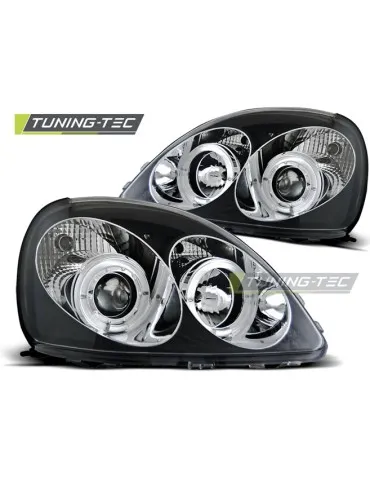 Phares noirs pour TOYOTA YARIS 04.99-09.03