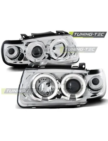 Phares chromés pour VW POLO 6N 10.94-09.99 berline à hayon