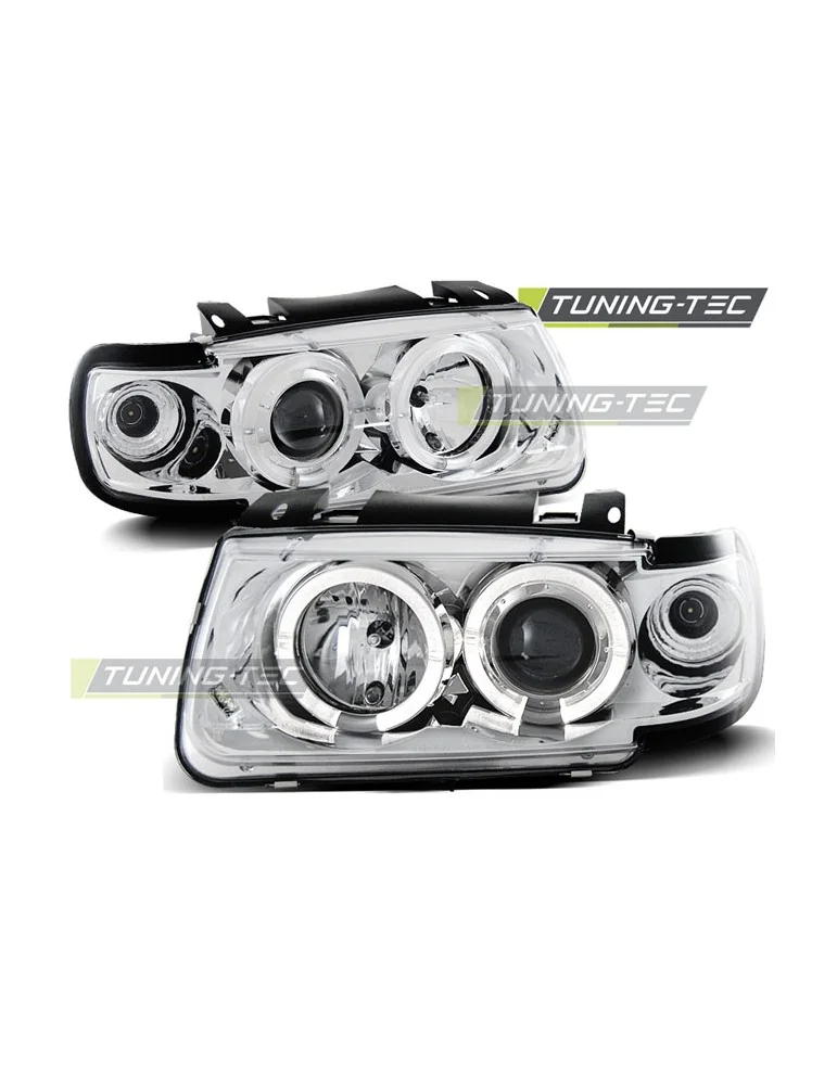 Phares chromés pour VW POLO 6N 10.94-09.99 berline à hayon