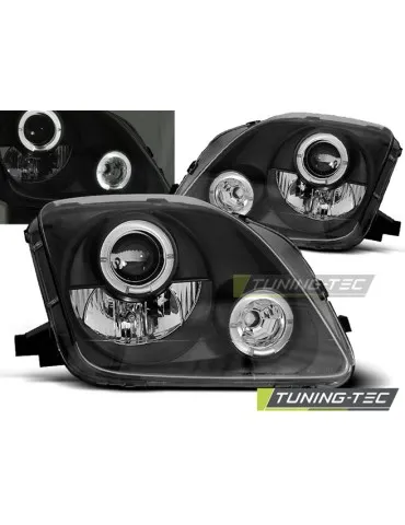 Phares noirs pour HONDA PRELUDE 02.97-01