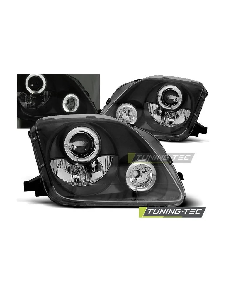 Phares noirs pour HONDA PRELUDE 02.97-01