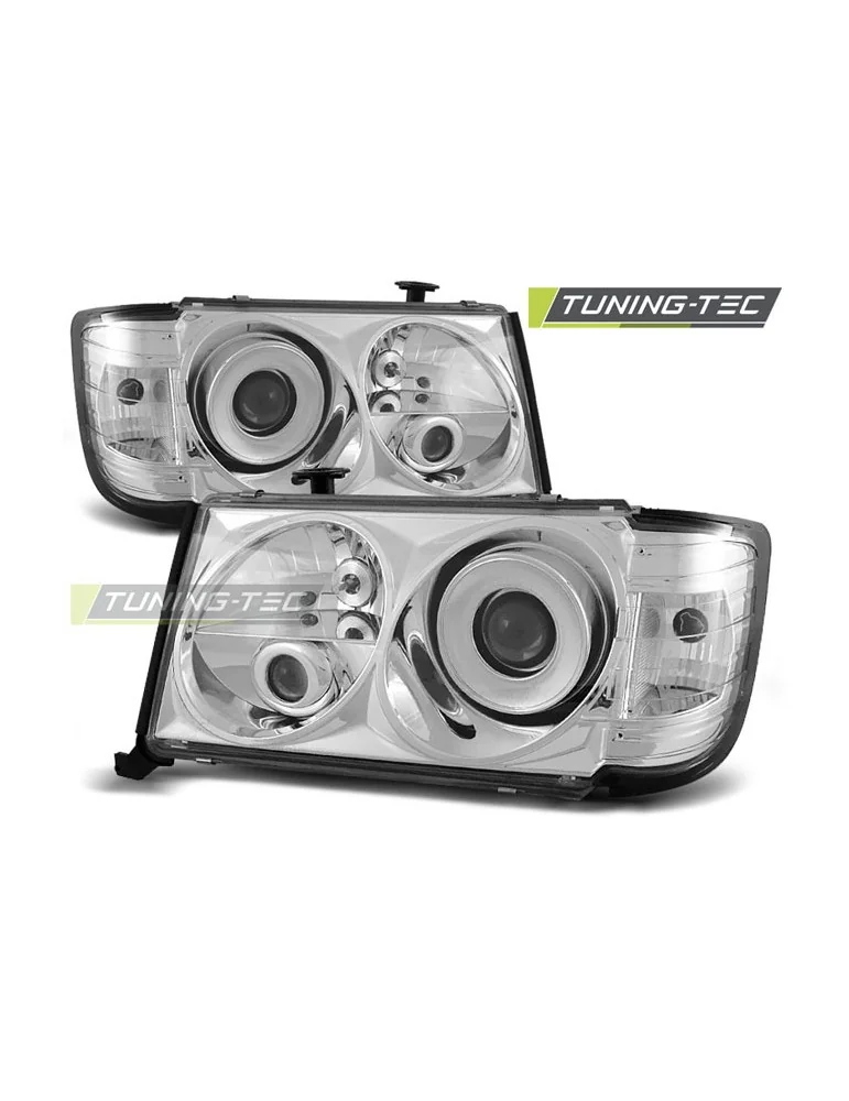 Phares chromés pour MERCEDES W124 E-KLASA 05.93 06.95