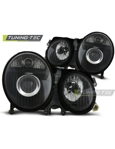 Phares noirs pour MERCEDES W210 E-KLASA 06.99-03.02