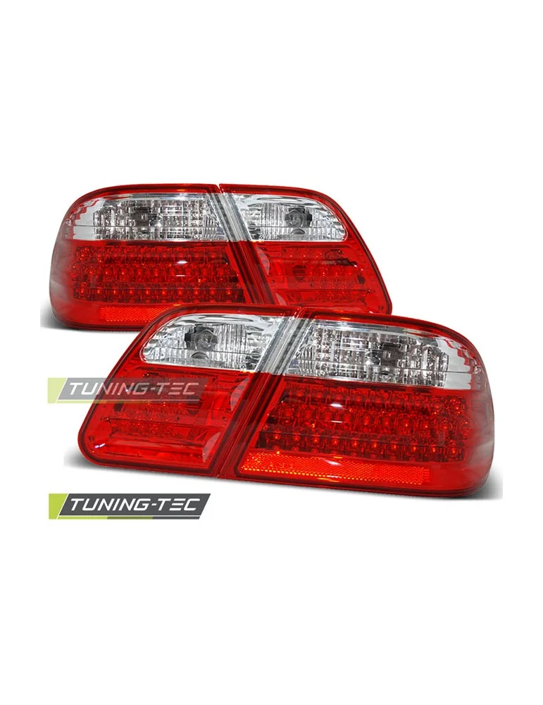Feux arrière à LED rouges blancs pour MERCEDES W210 95-03.02