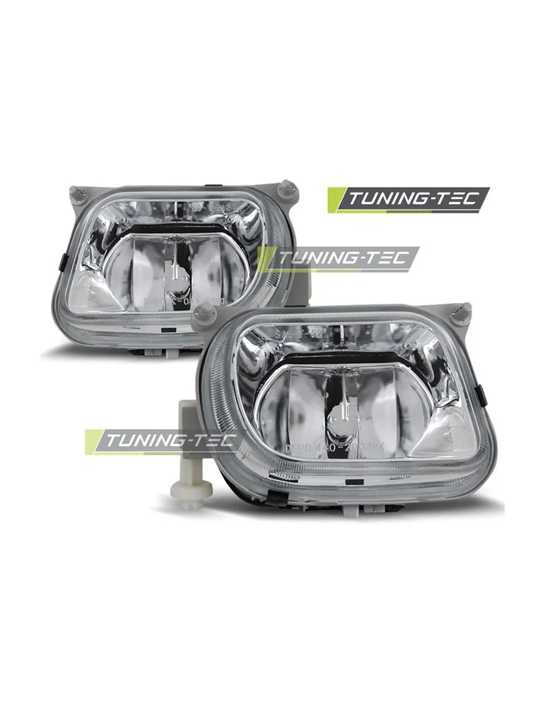 Antibrouillards chromés pour MERCEDES W210 E-KLASA 95-05.99