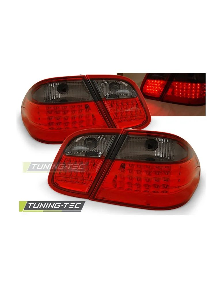 Feux arrière à LED fumés rouges pour MERCEDES W208 CLK 03.97-04.02