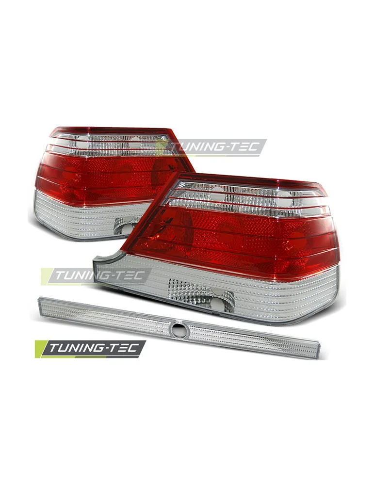 Feux arrière rouges blancs pour MERCEDES W140 95-10.98