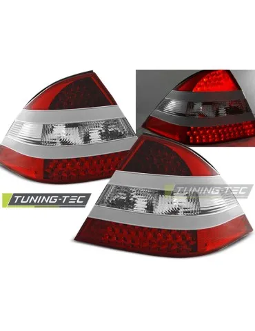 Feux arrière à LED rouges blancs pour MERCEDES W220 S-KLASA 09.98-05.05