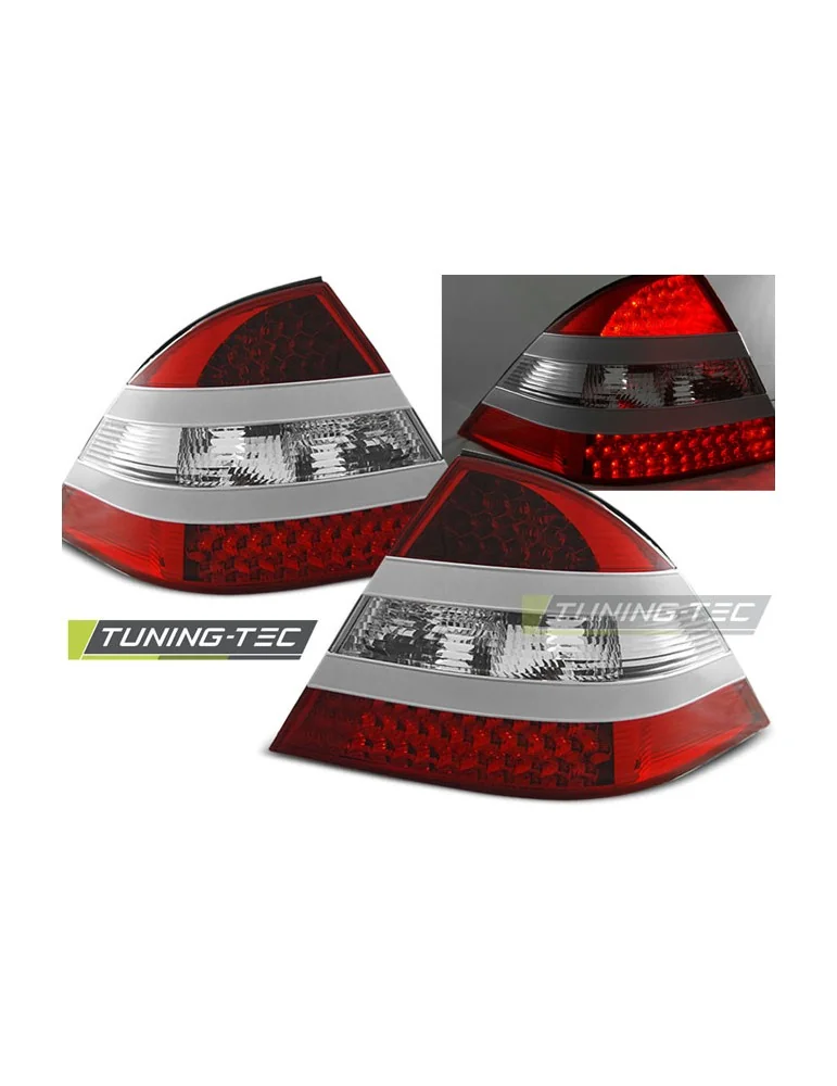 Feux arrière à LED rouges blancs pour MERCEDES W220 S-KLASA 09.98-05.05