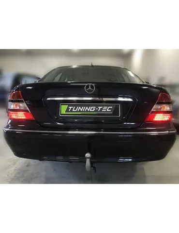 Feux arrière à LED noirs rouges pour MERCEDES W220 S-KLASA 09.98-05.05