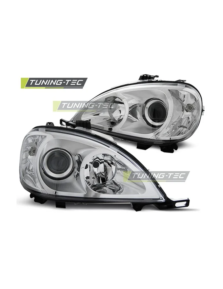 Phares chromés pour MERCEDES W163 ML M-KLASA 03.98-08.01