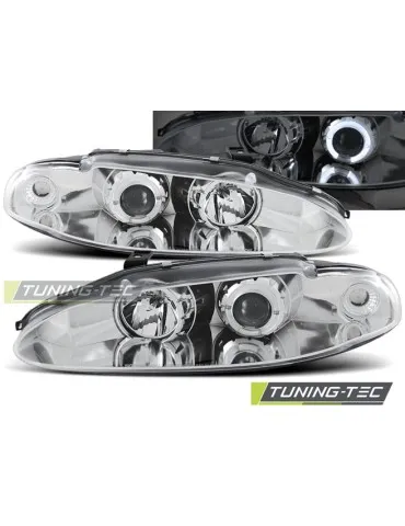 Phares chromés pour MITSUBISHI ECLIPSE 06.95-96