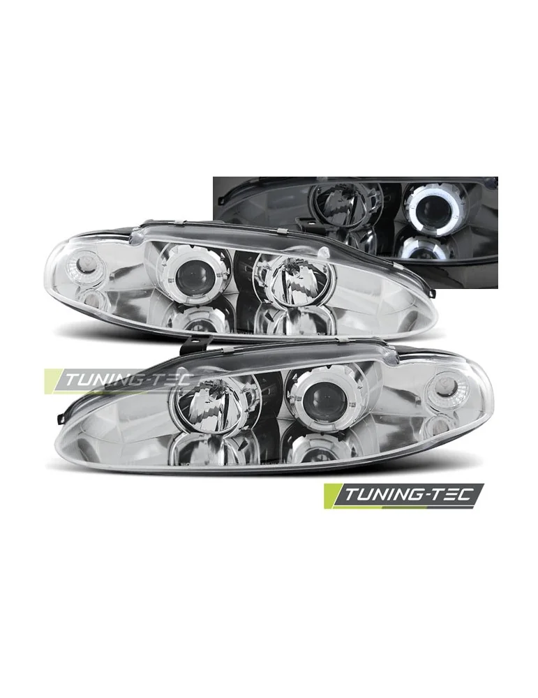 Phares chromés pour MITSUBISHI ECLIPSE 06.95-96