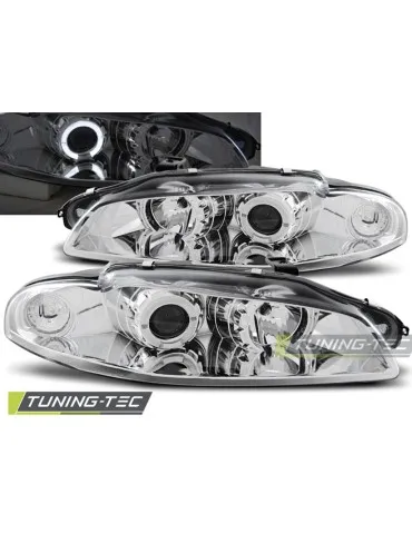 Phares chromés pour MITSUBISHI ECLIPSE 97-12.98