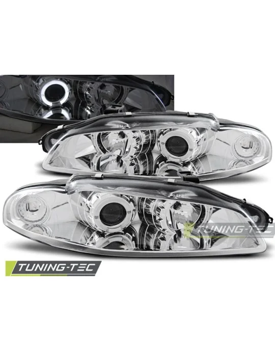 Phares chromés pour Mitsubishi Eclipse (1997 - 1998)