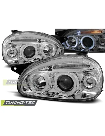 Phares chromés pour OPEL CORSA B 02.93-10.00