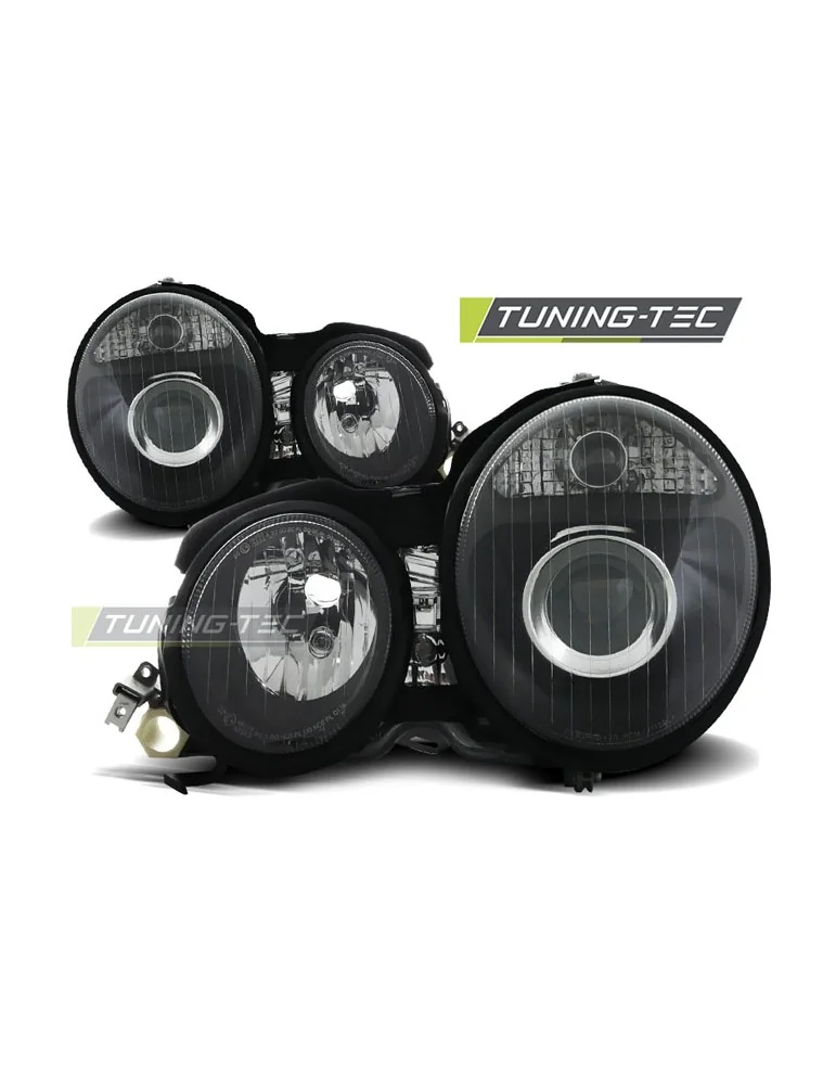 Phares noirs pour MERCEDES W210 E-KLASA 95-05.99