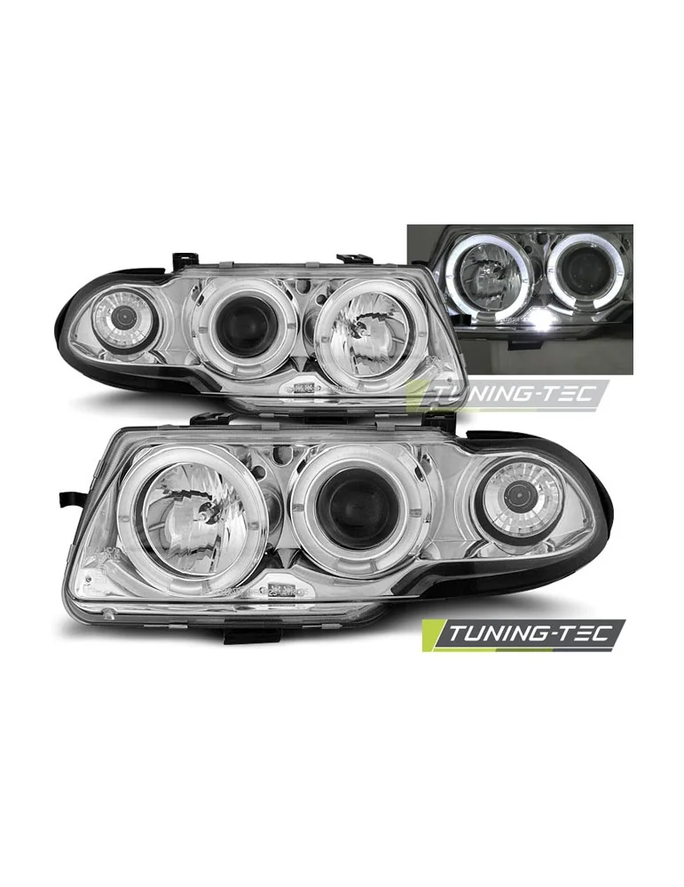 Phares chromés pour OPEL ASTRA F 09.91-08.94