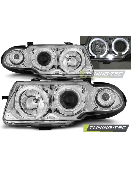 Phares chromés pour Opel Astra F (1991 - 1994)