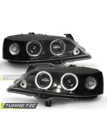 Phares noirs pour OPEL ASTRA G 09.97-02.04