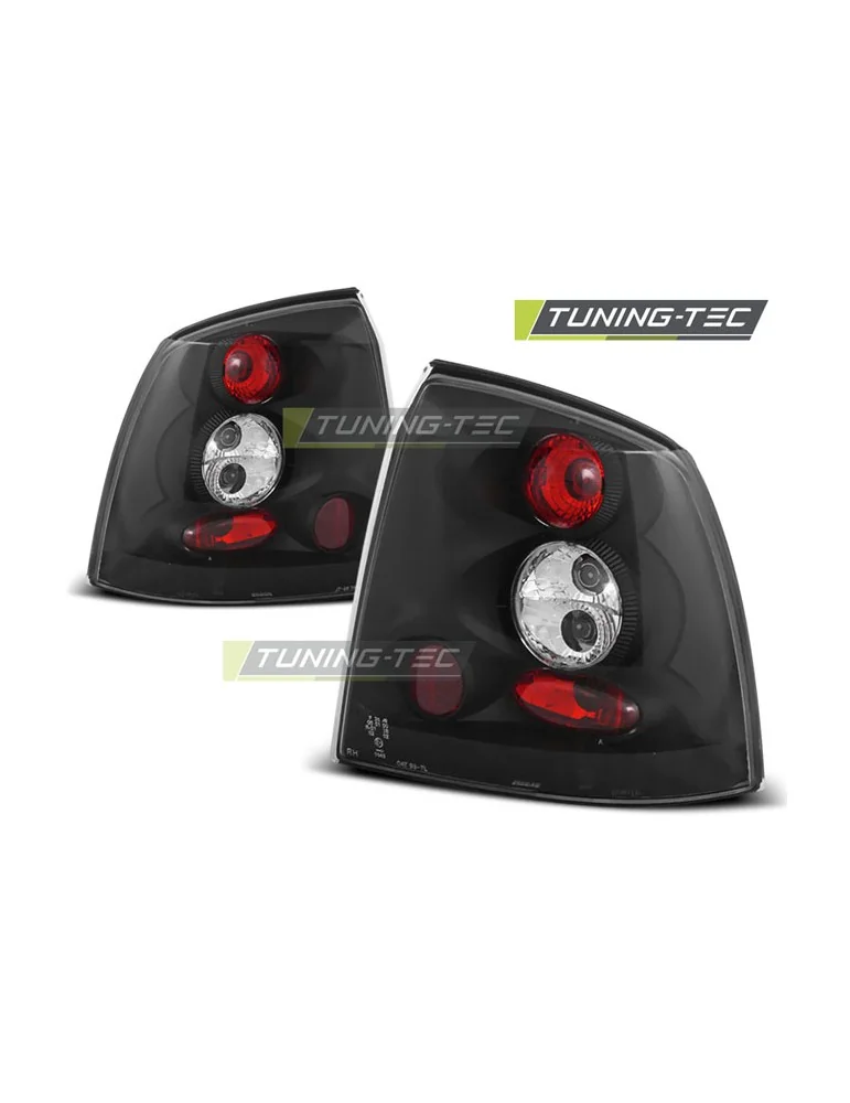 Bloc optique noir pour OPEL ASTRA G 09.97-02.04 3 portes/5 portes