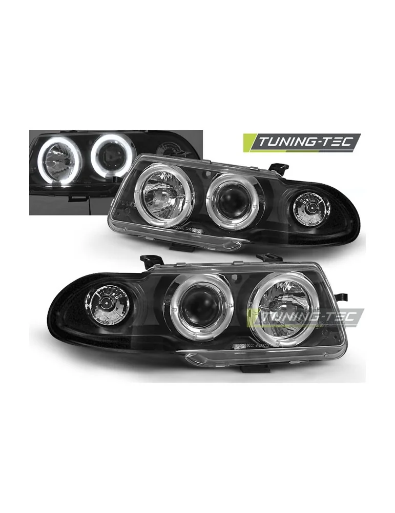 Phares noirs pour OPEL ASTRA F 09.94-08.97