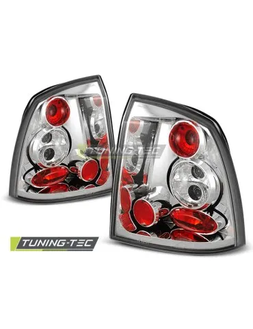 Bloc optique chromé pour OPEL ASTRA G 09.97-02.04 2 portes/4 portes