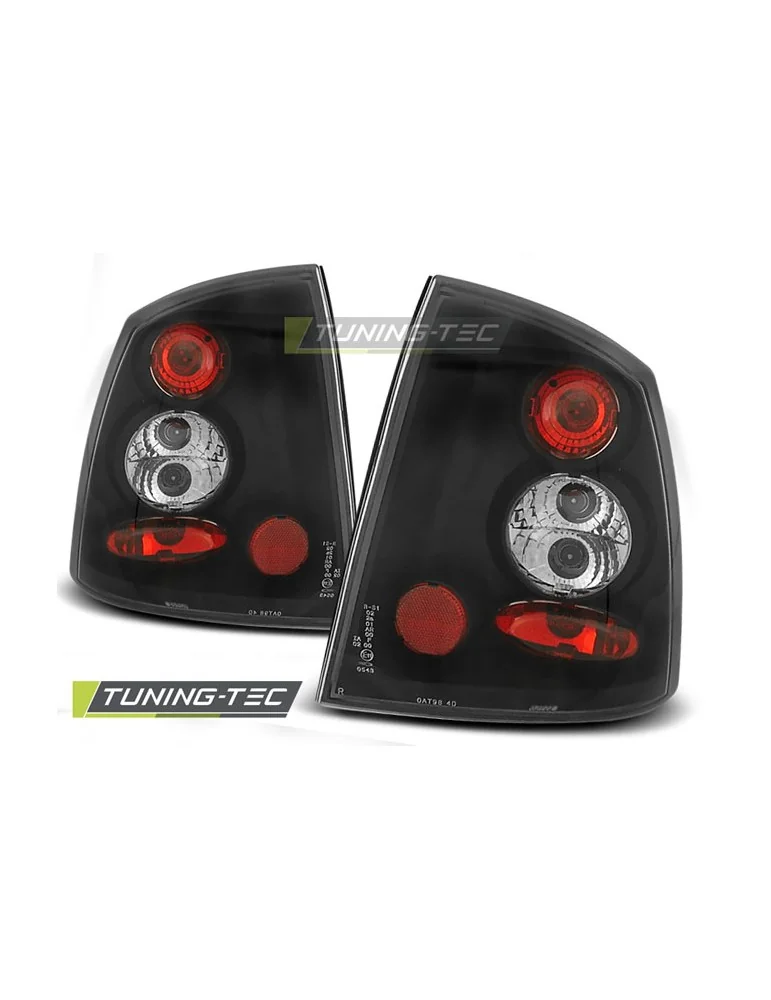 Bloc optique noir pour OPEL ASTRA G 09.97-02.04 2 portes/4 portes