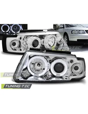Phares chromés pour VW PASSAT B5 3B 11.96-08.00