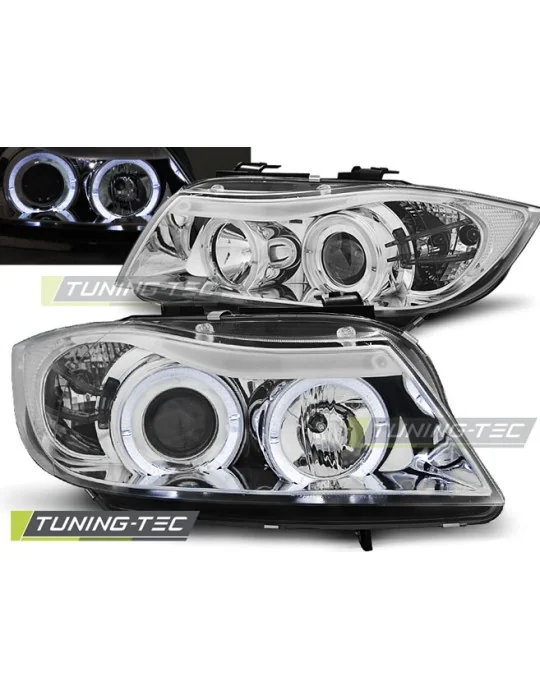 Phares chromés pour BMW E90/E91 (2005 - 2008)