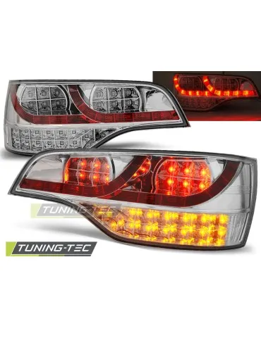 Feux arrière à LED chromés pour AUDI Q7 06-09