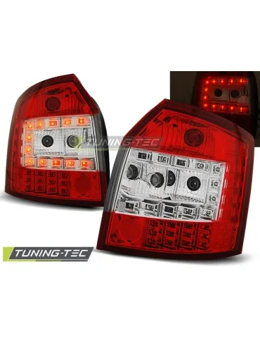 Feux arrière à LED rouges blancs pour AUDI A4 10.00-10.04 Avant