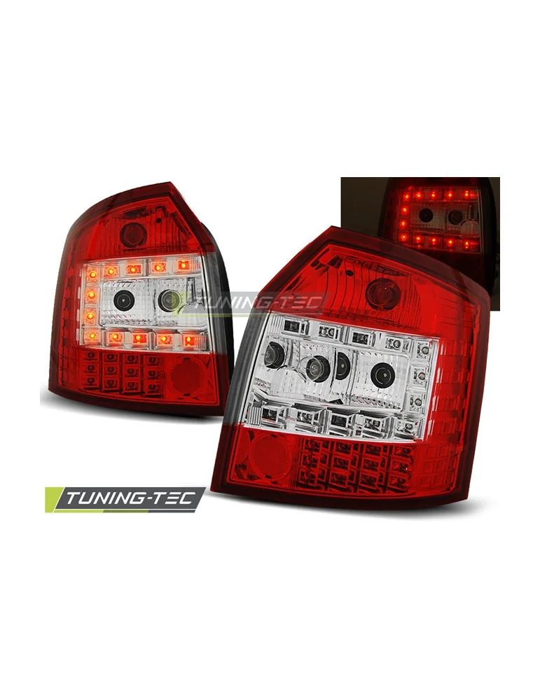 Feux arrière à LED rouges blancs pour AUDI A4 10.00-10.04 Avant