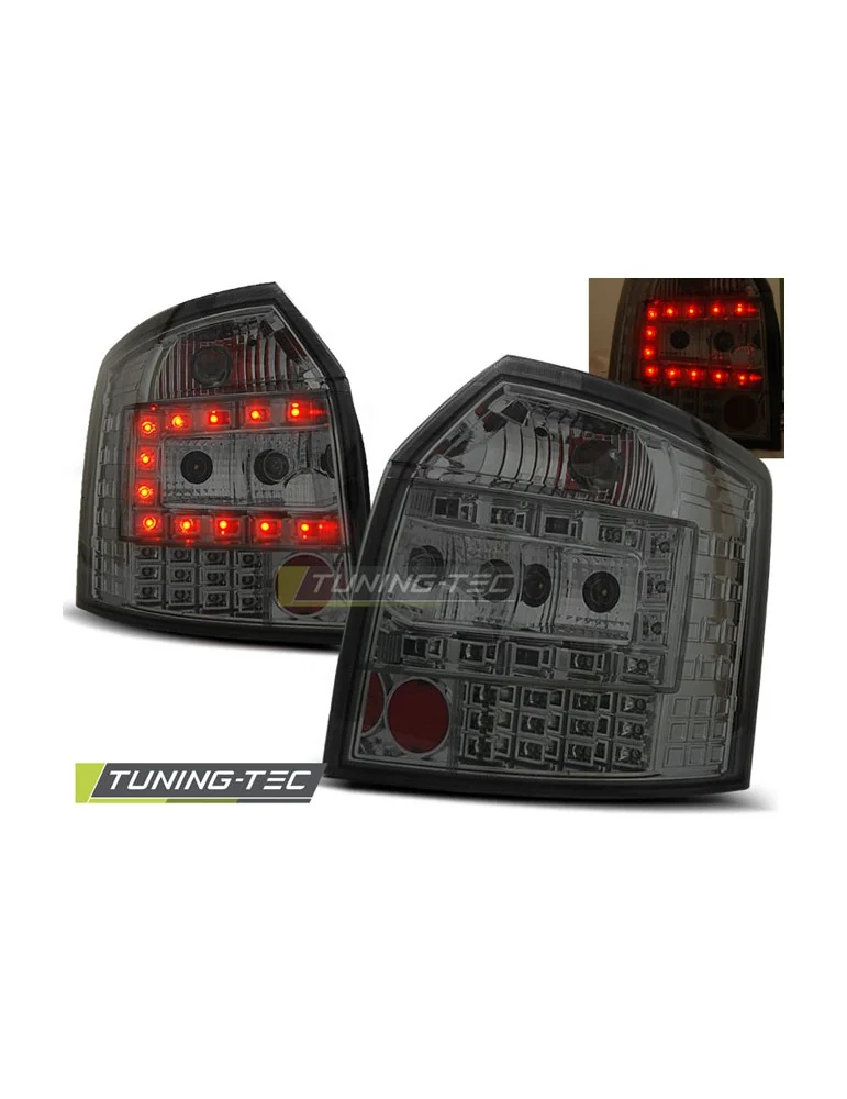 Feux arrière à LED fumés pour AUDI A4 10.00-10.04 Avant