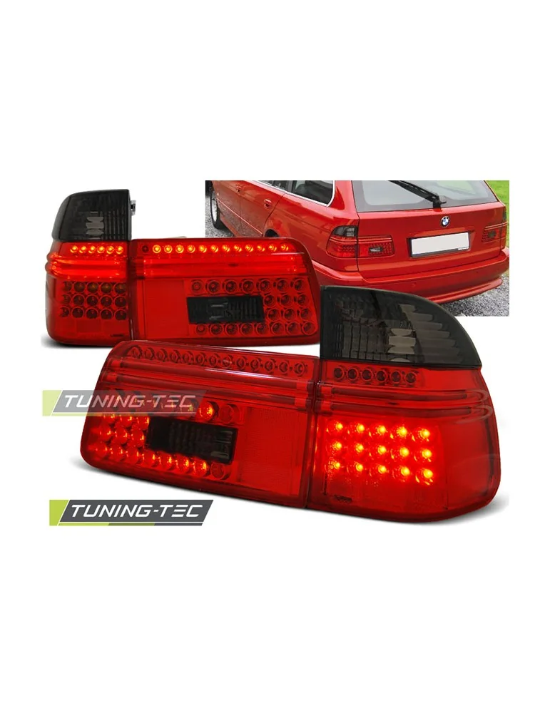 Feux arrière à LED fumés rouges pour BMW E39 97-08.00 Break