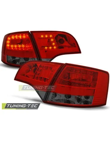 Feux arrière à LED fumés rouges pour AUDI A4 B7 11.04-03.08 Avant