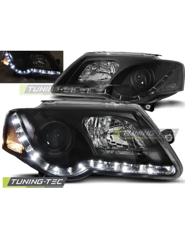 Phares à LED noirs pour VW PASSAT B6 3C 03.05-10