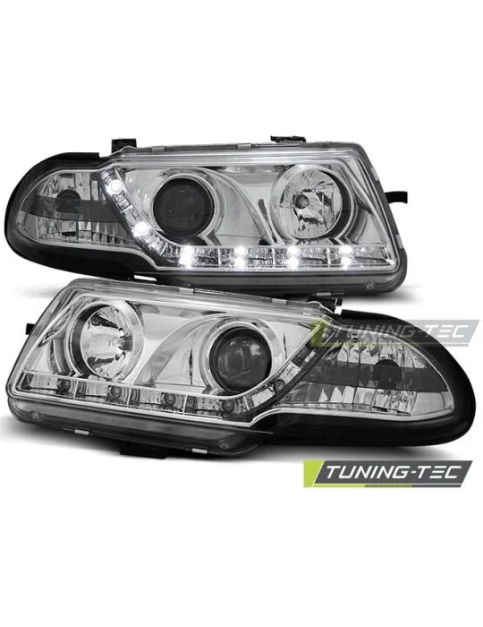 Phares à LED chromés pour Opel Astra F (1994 - 1997)