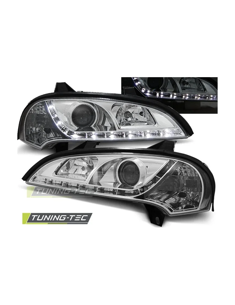 Phares à LED chromés pour OPEL TIGRA 09.94-12.00