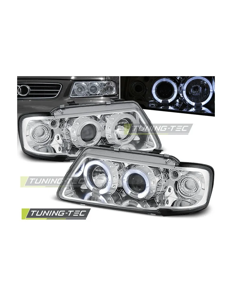 Phares chromés pour AUDI A3 8L 08.96-08.00