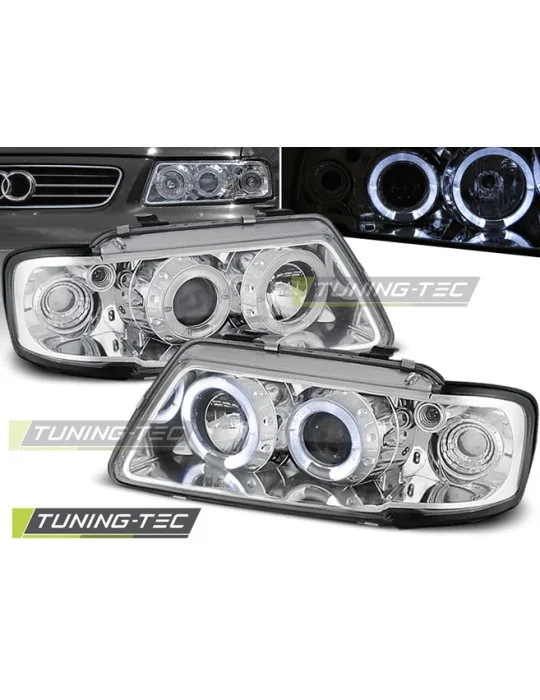 Phares chromés pour Audi A3 8L (1996 - 2000)