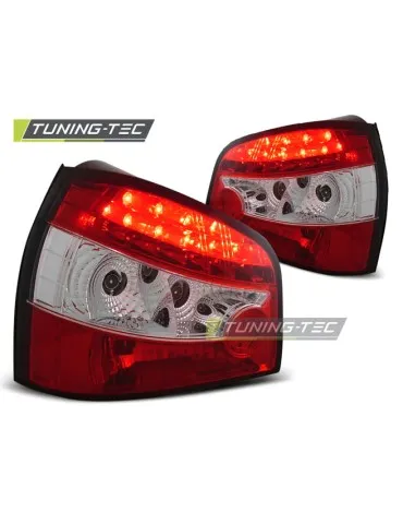 Feux arrière à LED rouges blancs pour AUDI A3 09.96- 08.00